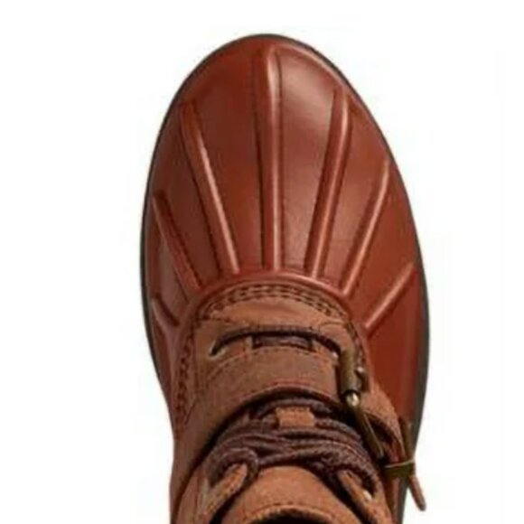 NWT Polo Ralph Lauren Oslo Low Suede 100% Leather Waterproof Boots  Brown - Picture 4 of 11